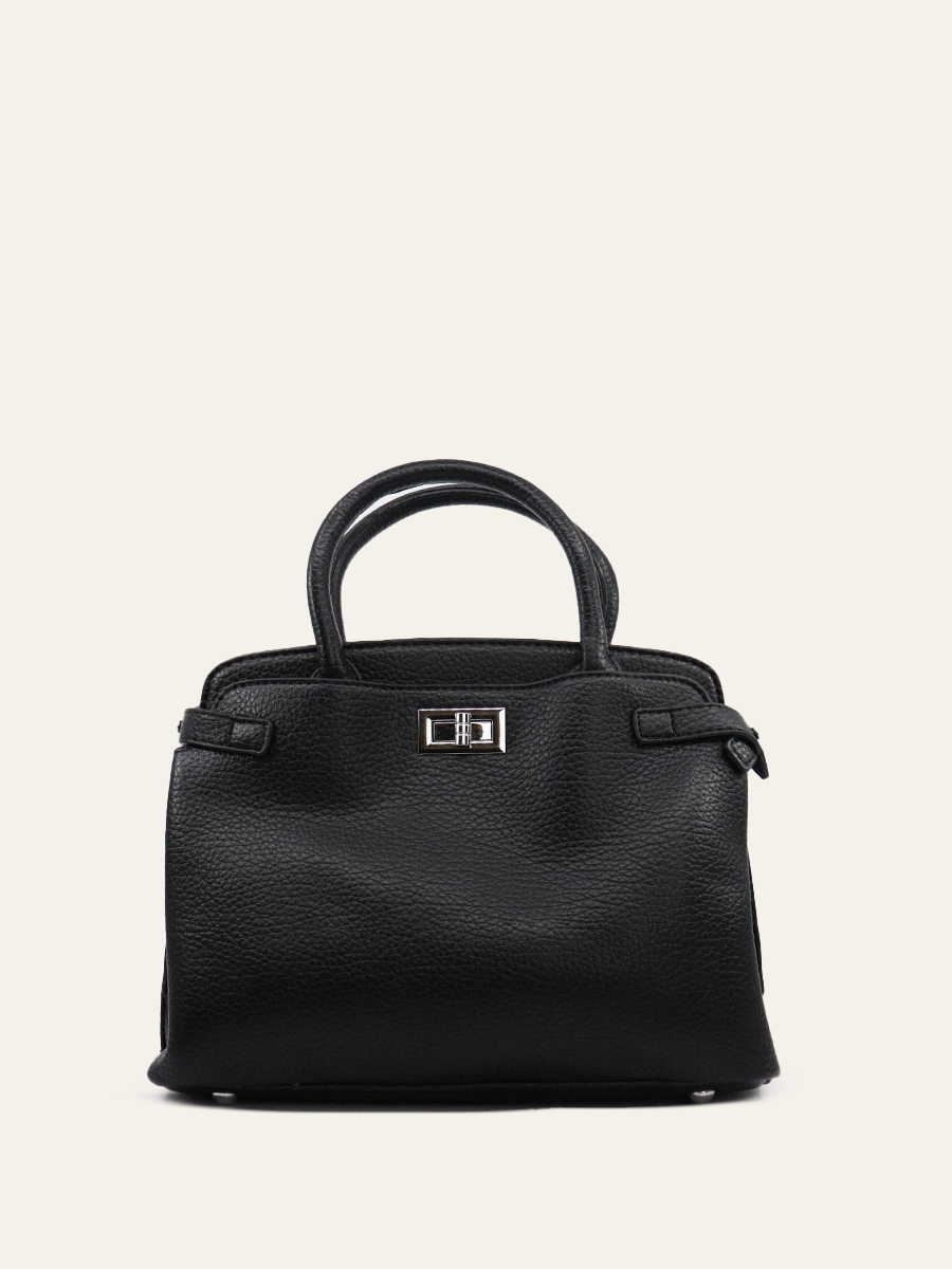 STRUCTURED TOP HANDLE BAG