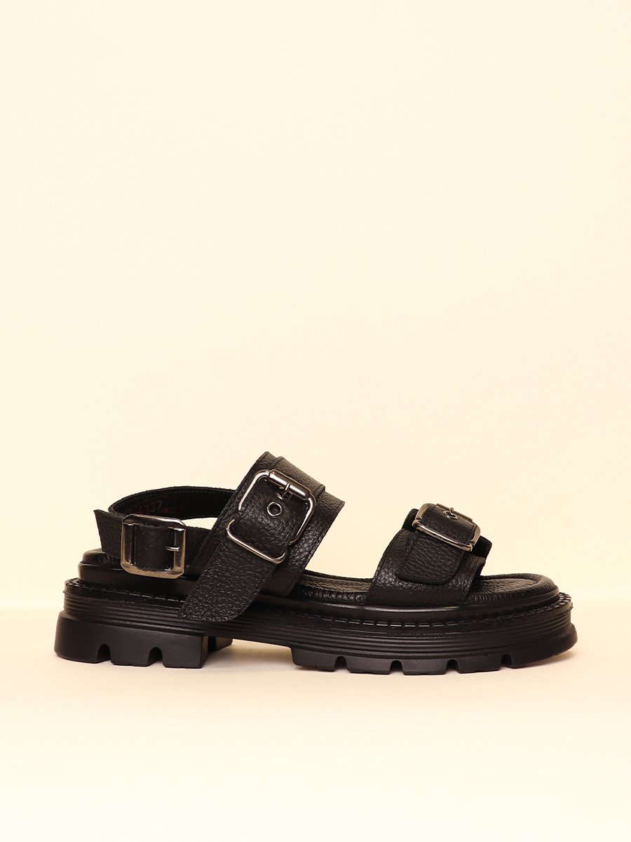 BOLD BUCKLE SANDALS