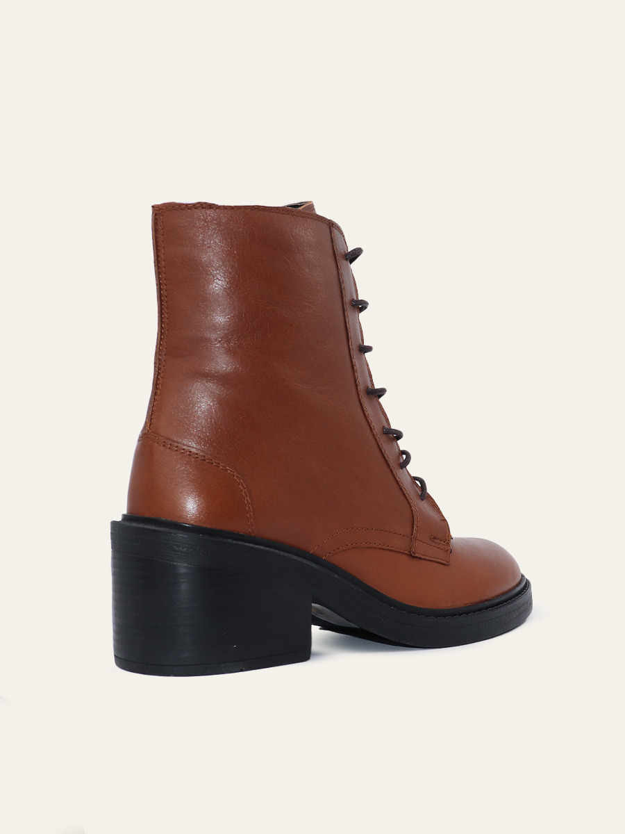 MID HEEL LACE-UP BOOTS — 3