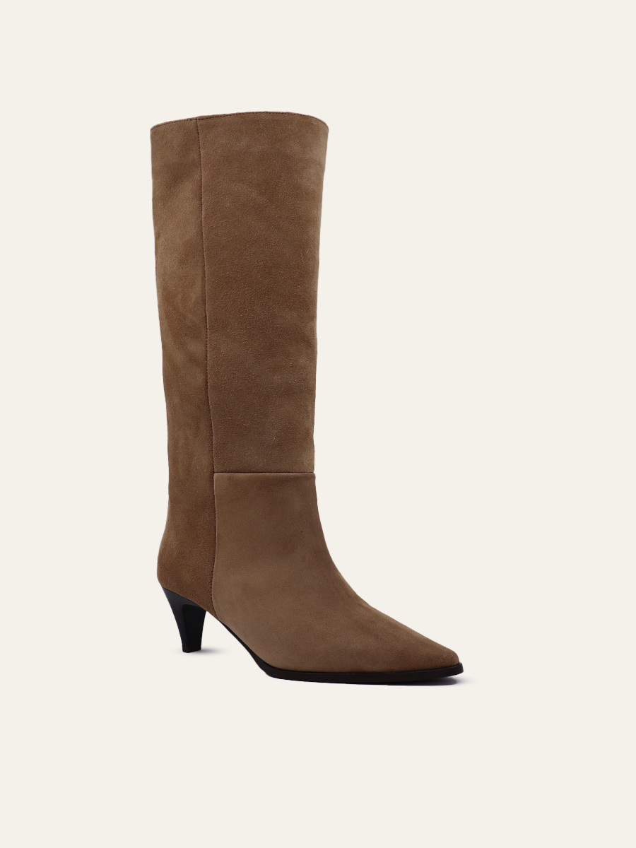KNEE-HIGH HEELED BOOTS — 2