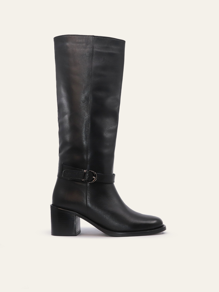 BELTED TALL BOOTS