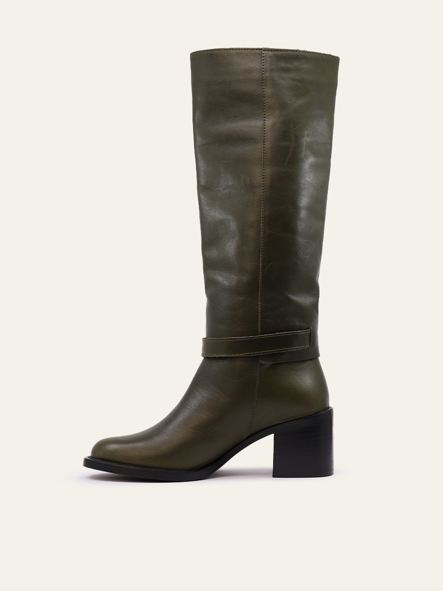BELTED TALL BOOTS — 5