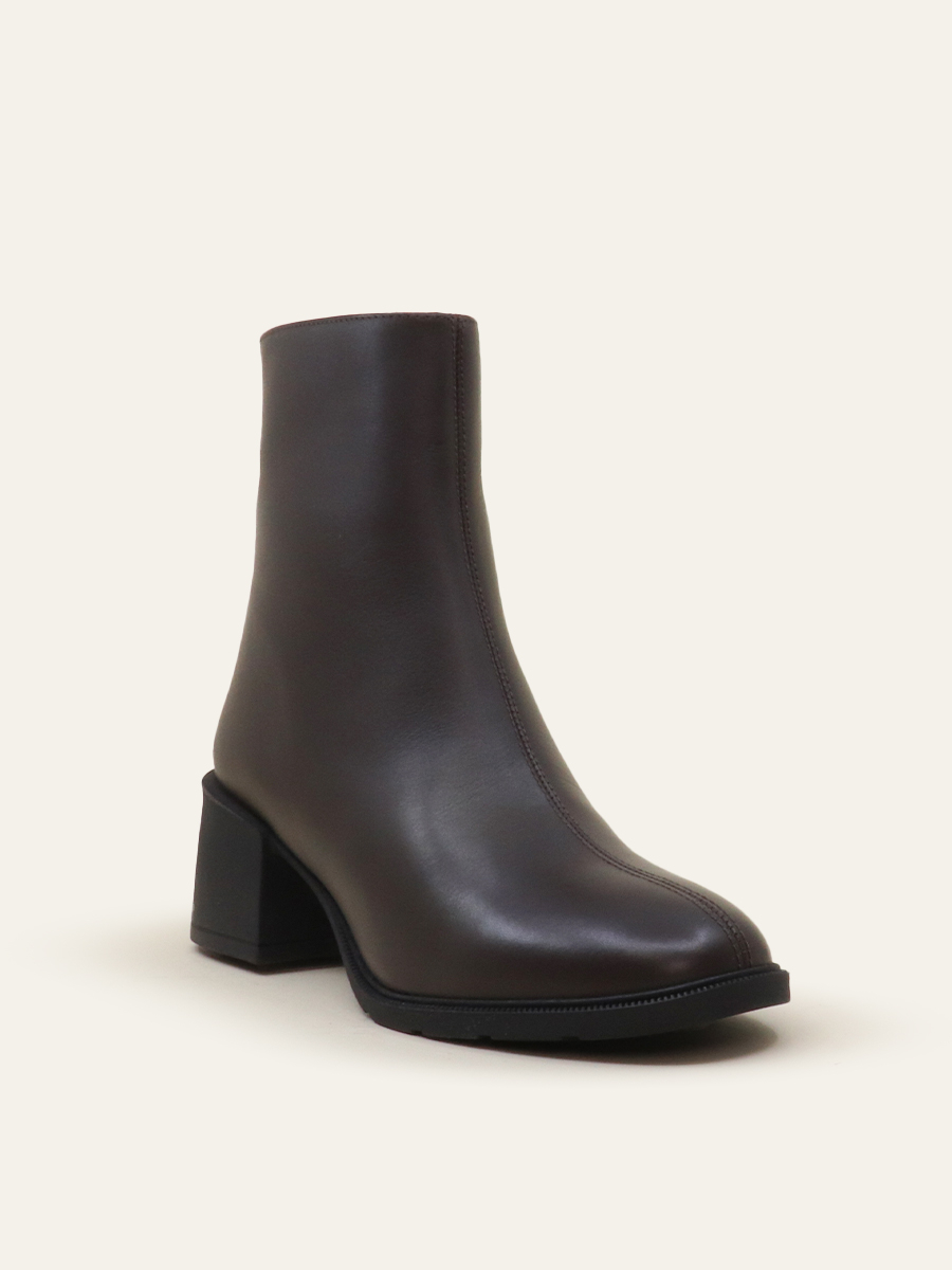 MINIMAL BLOCK-HEEL BOOTS — 5