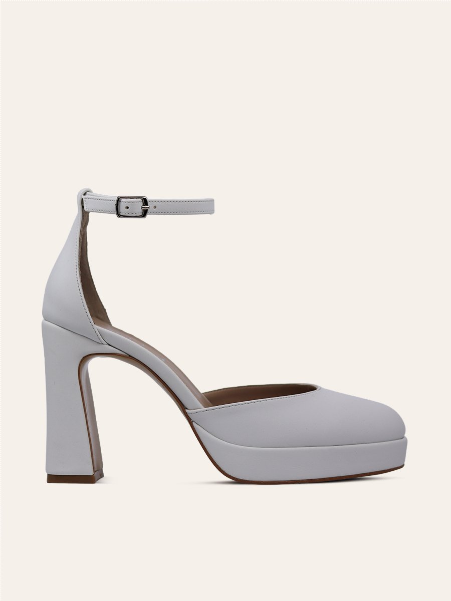 SCULPTED PLATFORM MARY JANE HEELS