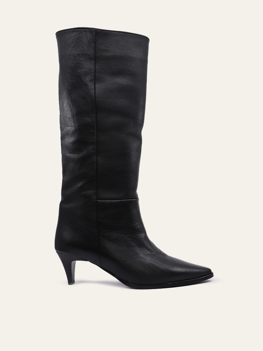KNEE-HIGH HEELED BOOTS — 3