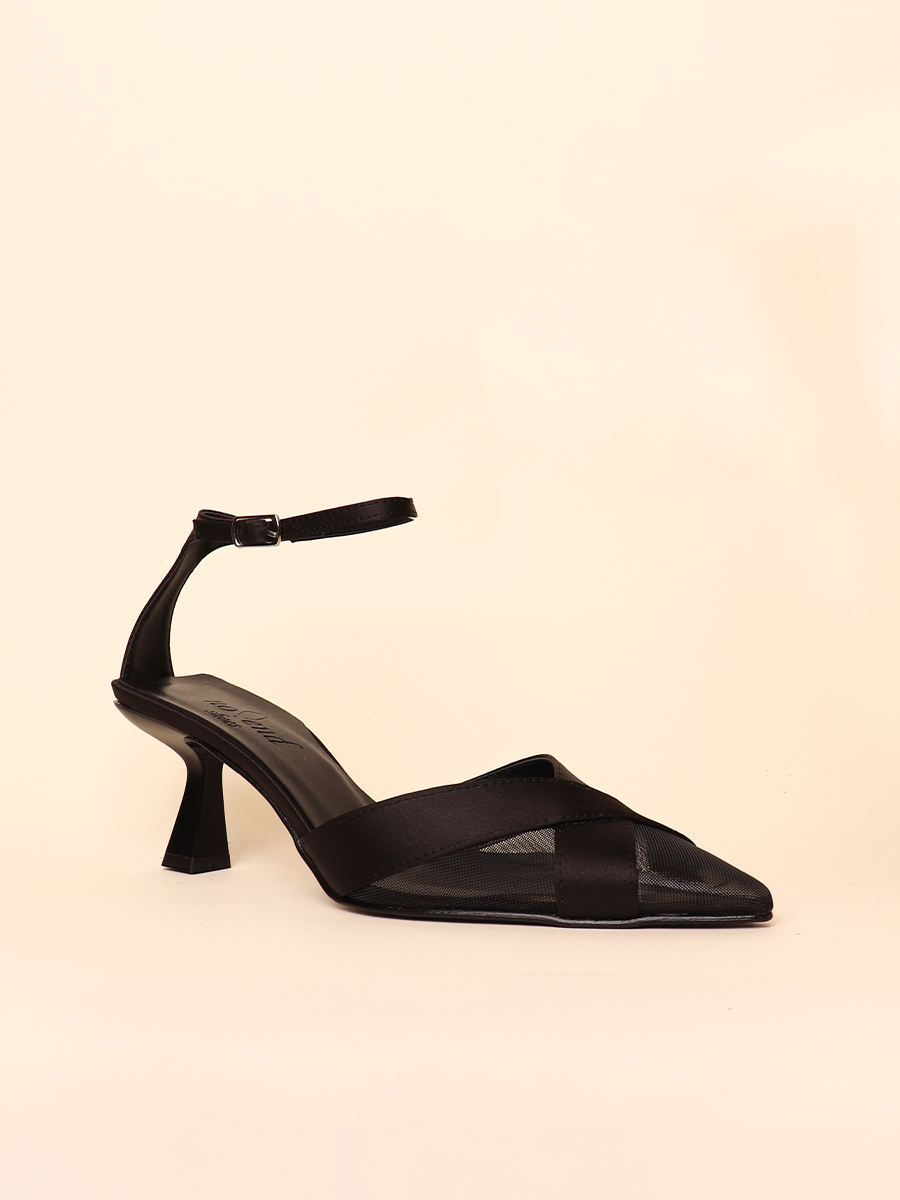 MESH CROSSOVER HEELS — 5