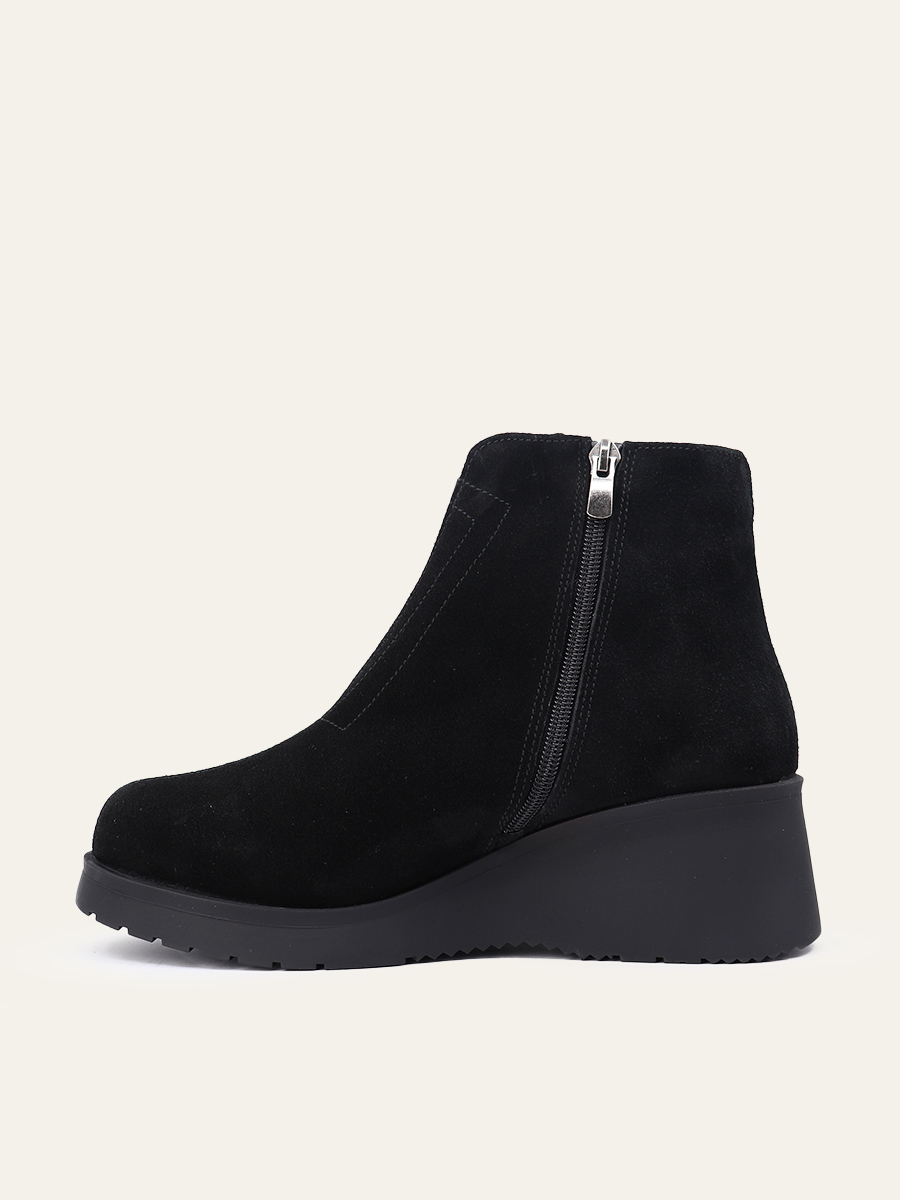 HIDDEN WEDGE ANKLE BOOTS