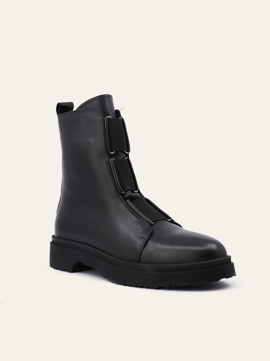 ELASTIC  FRONT ANKLE BOOTS — 6