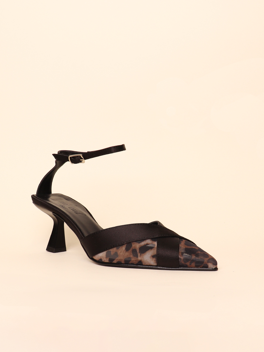 MESH CROSSOVER HEELS — 2