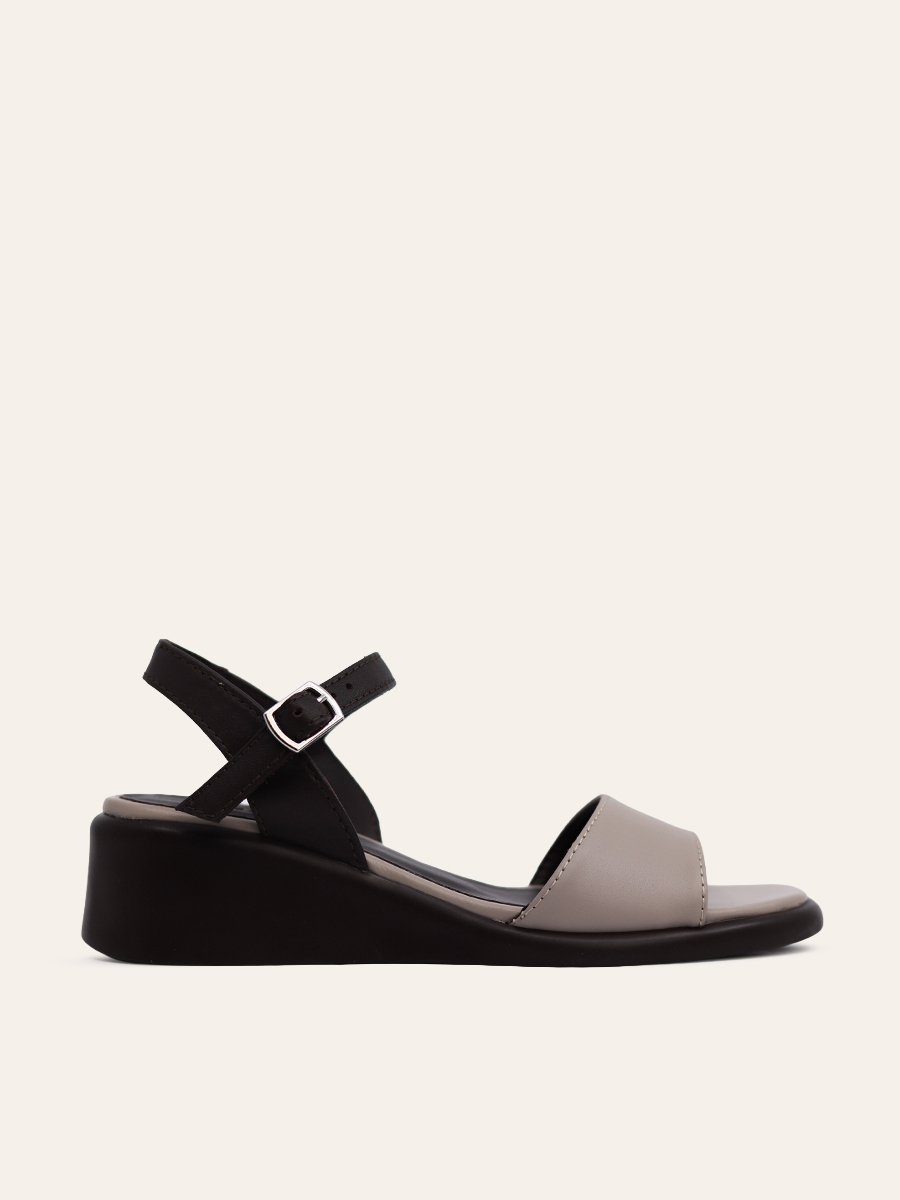 DUAL TONE STRAP SANDALS