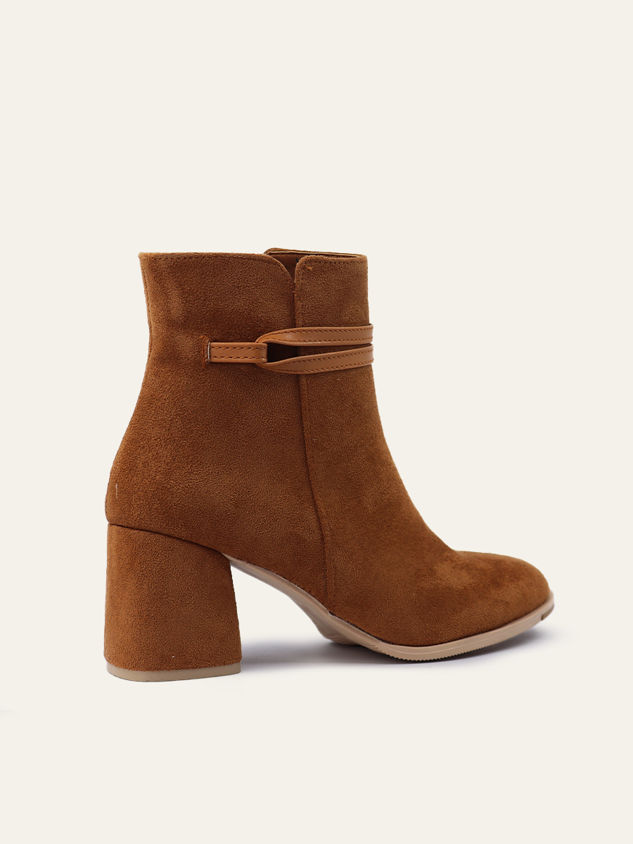 VELVET STRAP BOOTS — 4