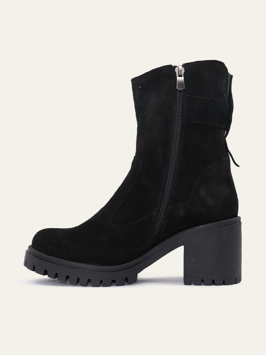 BUCKLE BLOCK BOOTS — 2