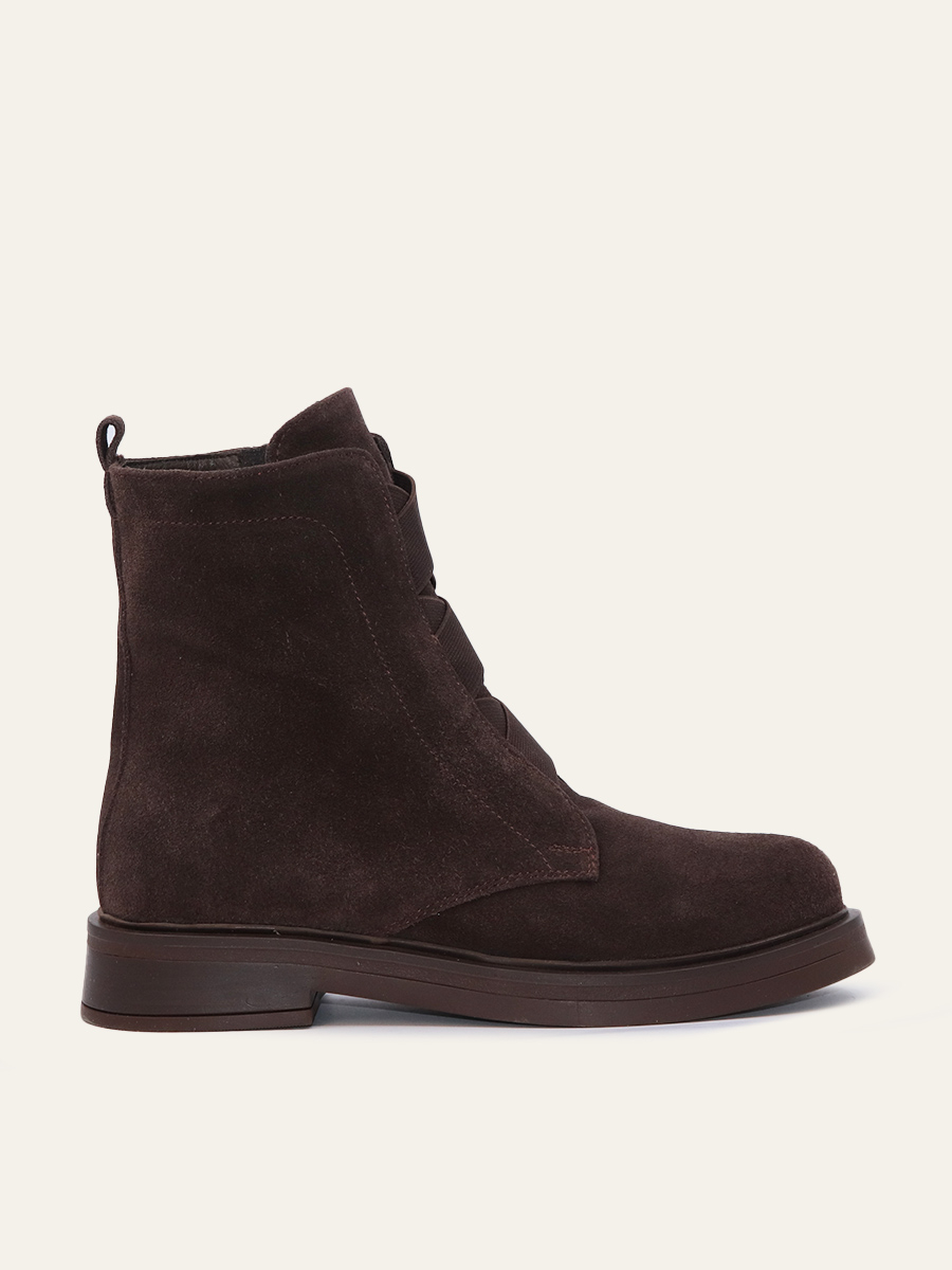 TEXTURED ELASTIC ANKLE BOOTS