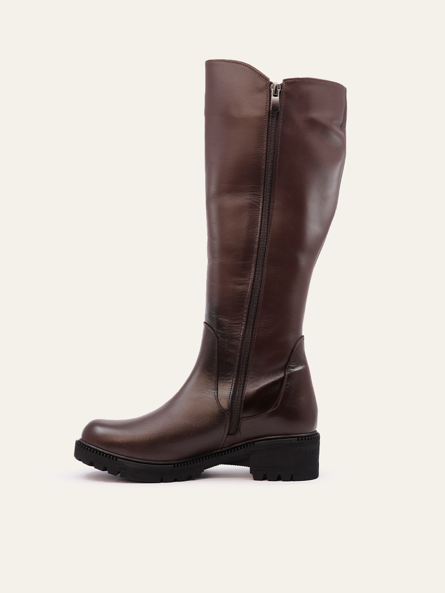 STRUCTURED TALL BOOTS