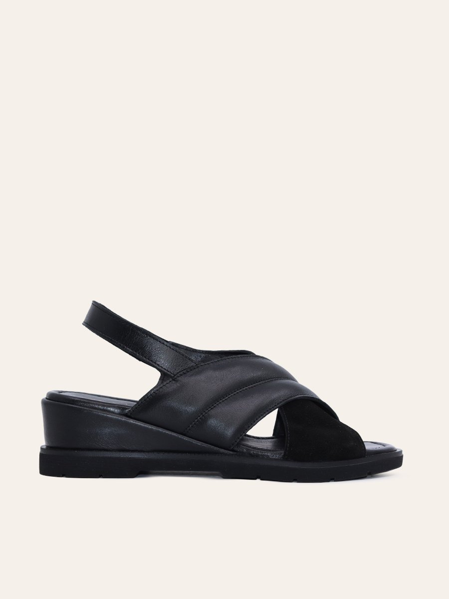 CROSS STRAP COMFORT SANDALS