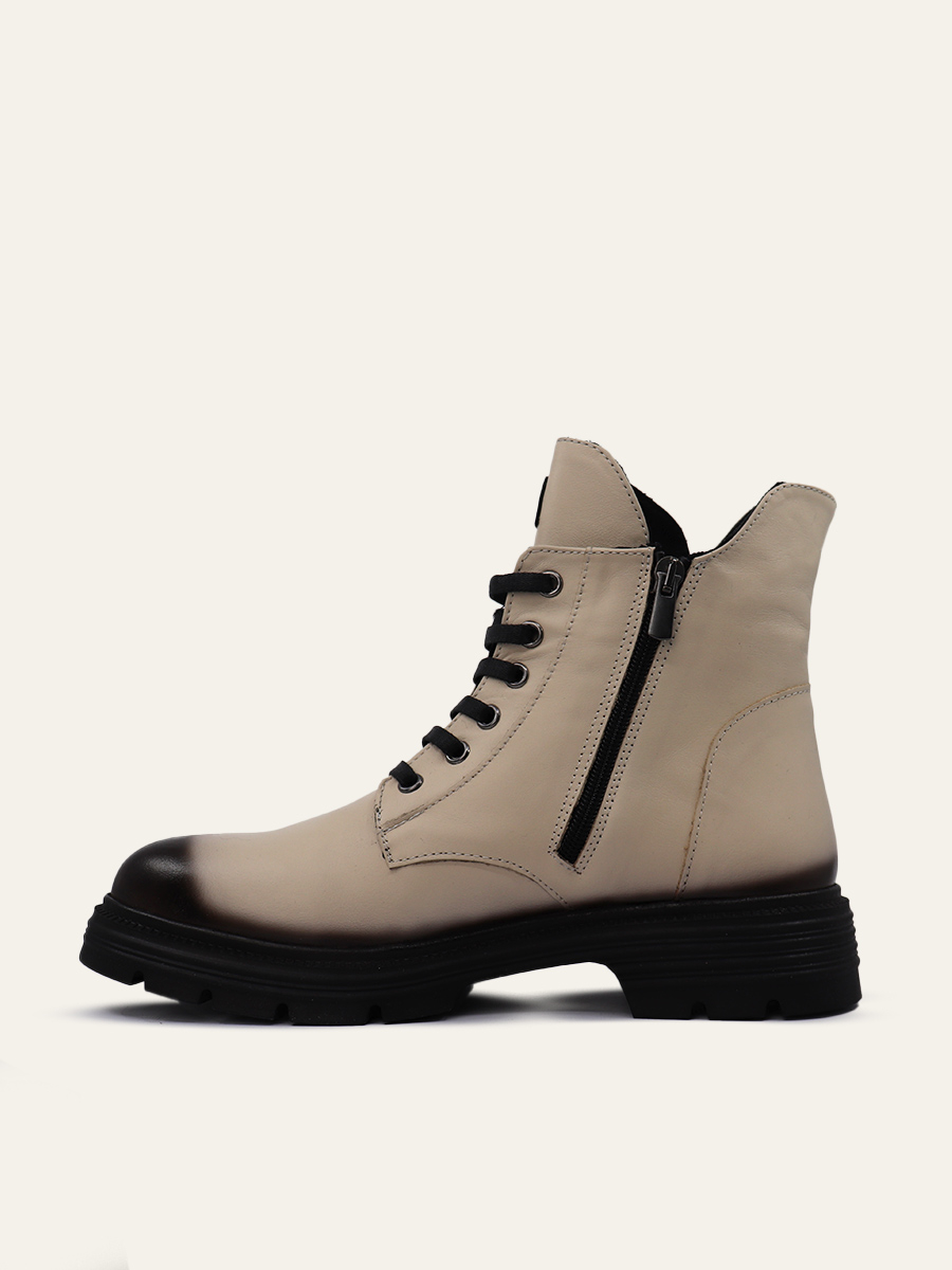 FADE DETAIL COMBAT BOOTS
