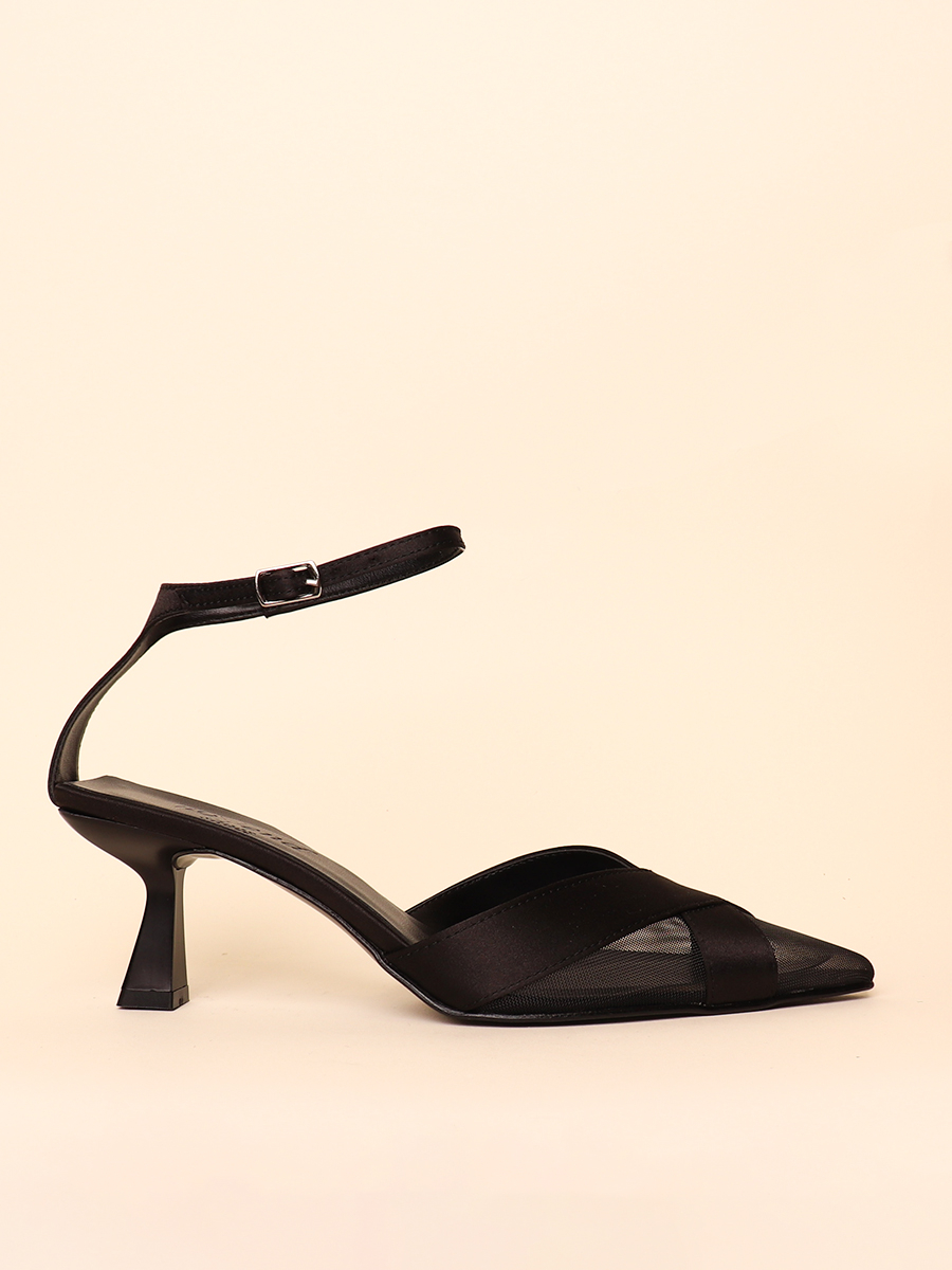 MESH CROSSOVER HEELS — 3