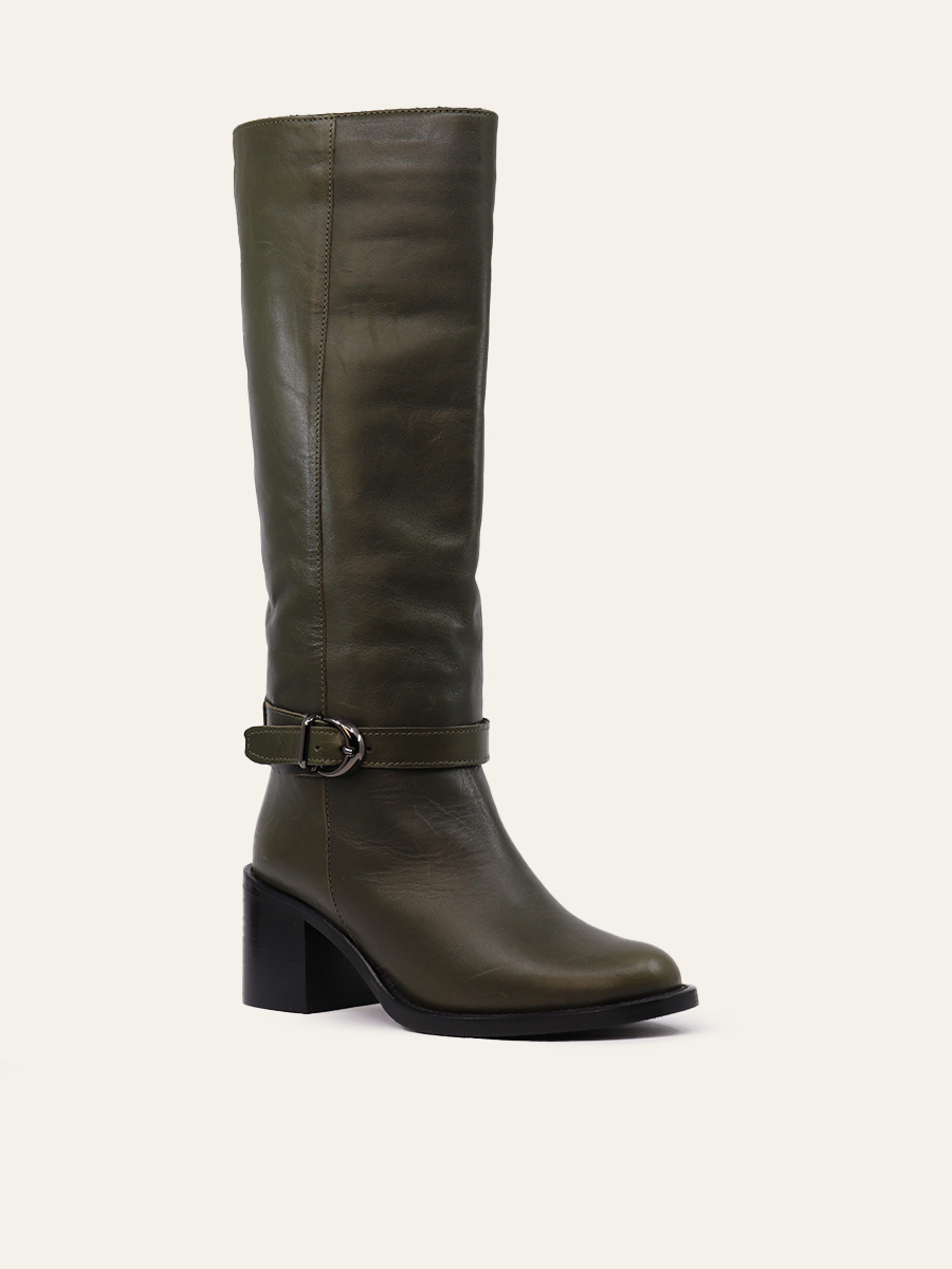 BELTED TALL BOOTS — 6