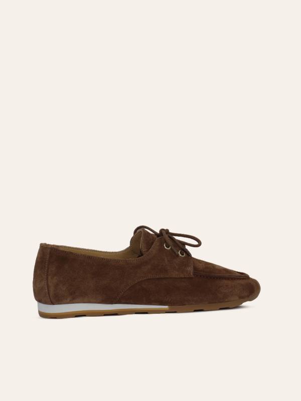 SUEDE CLASSIC LACE SHOES — 4