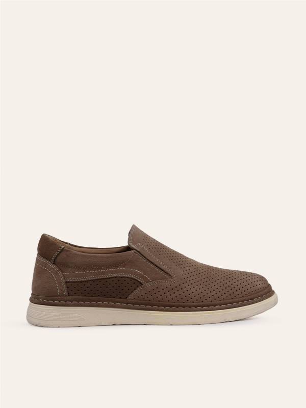 PERFORATED SLIP-ON SHOES
