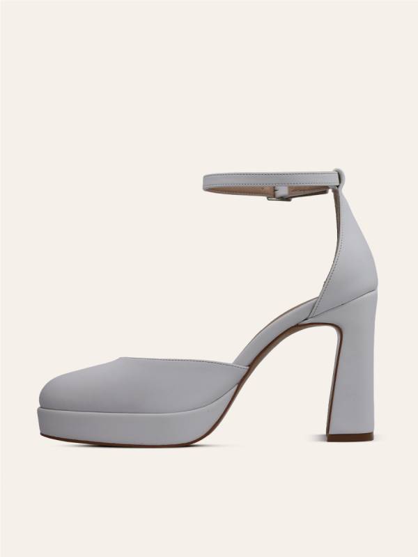 SCULPTED PLATFORM MARY JANE HEELS — 2