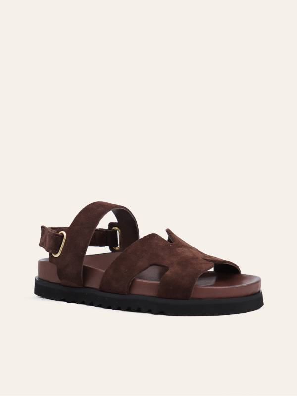 VELUR STRAP SANDALS — 3