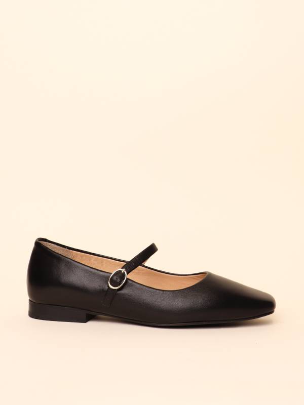 SLIM STRAP BALLET FLATS — 1