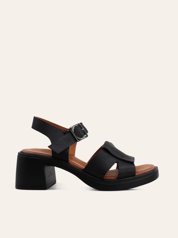 LAYERED STRAP PLATFORM HEELS