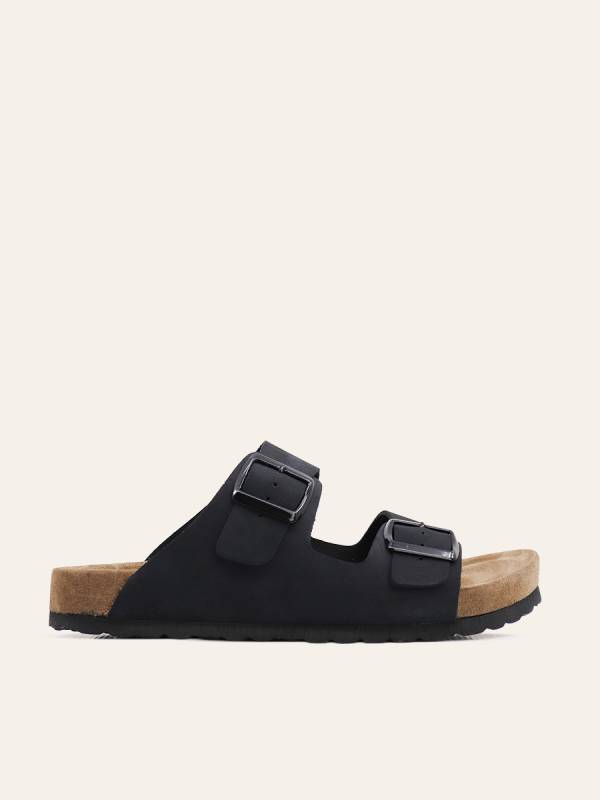 DOUBLE BUCKLE SLIDES