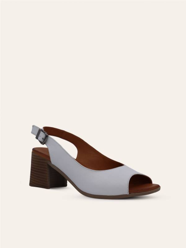 OPEN TOE SLINGBACK HEELS — 3