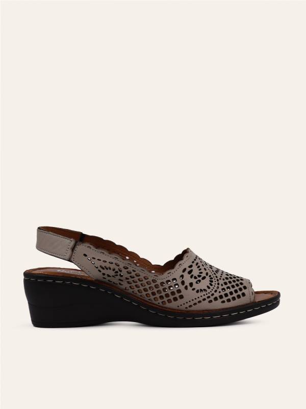 SOFT CUT WEDGE SANDALS