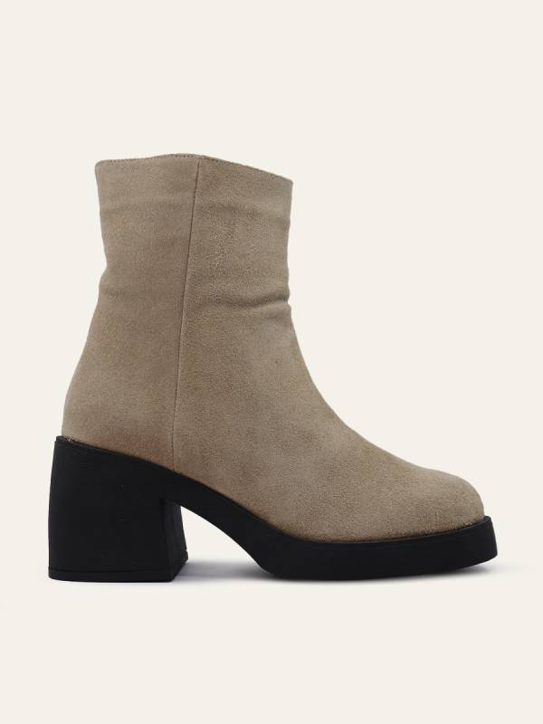 SOFT BLOCK HEEL BOOTS