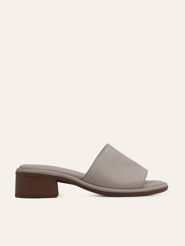 SOFT MINMAL MULE HEELS