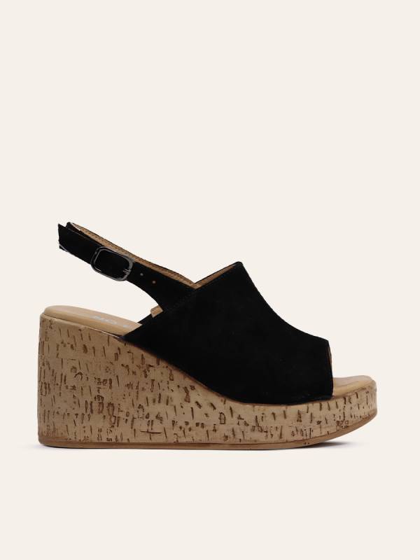 CORK PLATFORM SANDALS