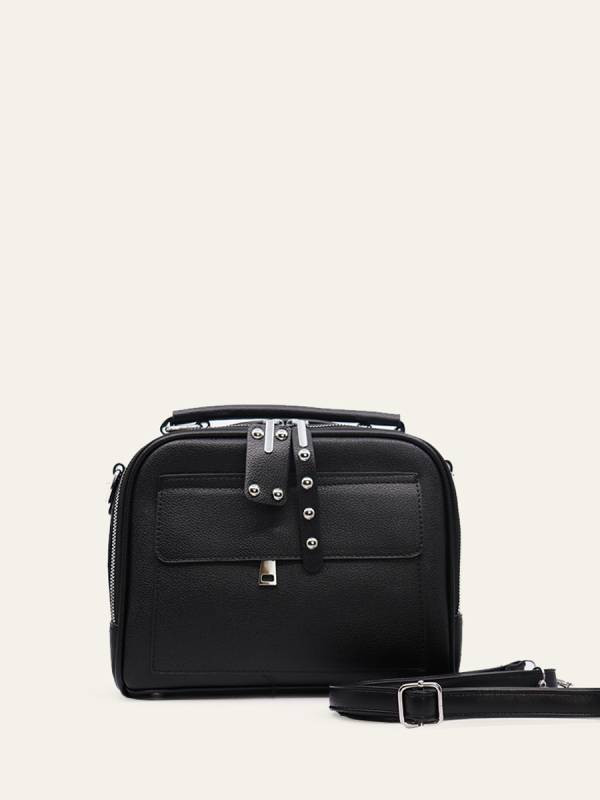 STRUCTURED BUCKLE BAG