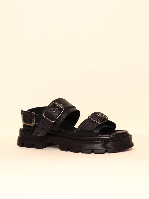BOLD BUCKLE SANDALS — 3