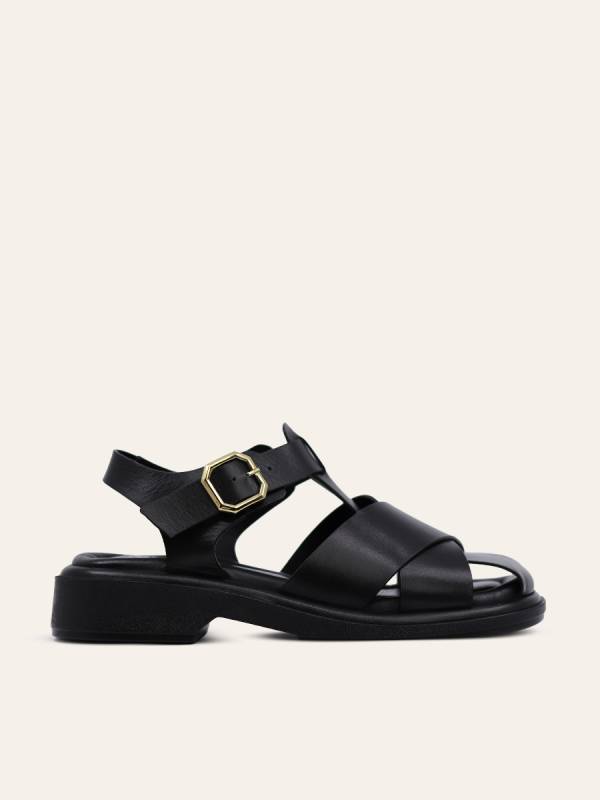 MINIMAL BUCKLE STRAP SANDALS