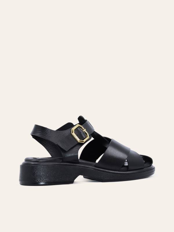 MINIMAL BUCKLE STRAP SANDALS — 4