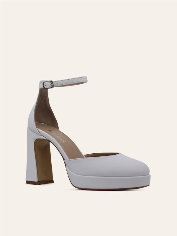 SCULPTED PLATFORM MARY JANE HEELS — 3