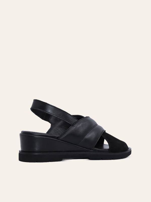 CROSS STRAP COMFORT SANDALS — 4
