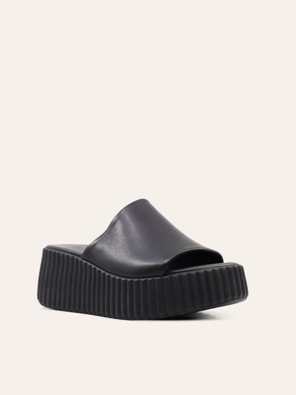 PLATFORM SLIDE SANDALS — 3