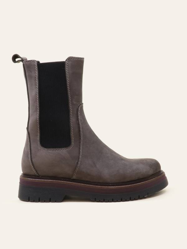 VELOUR CHELSEA BOOTS