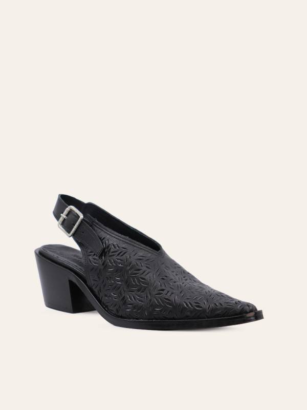 ORNATE CUT SLINGBACK HEELS — 3