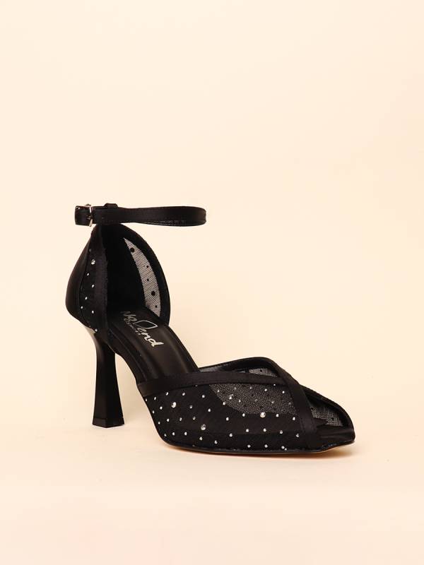 MESH CRYSTAL HEELS — 3