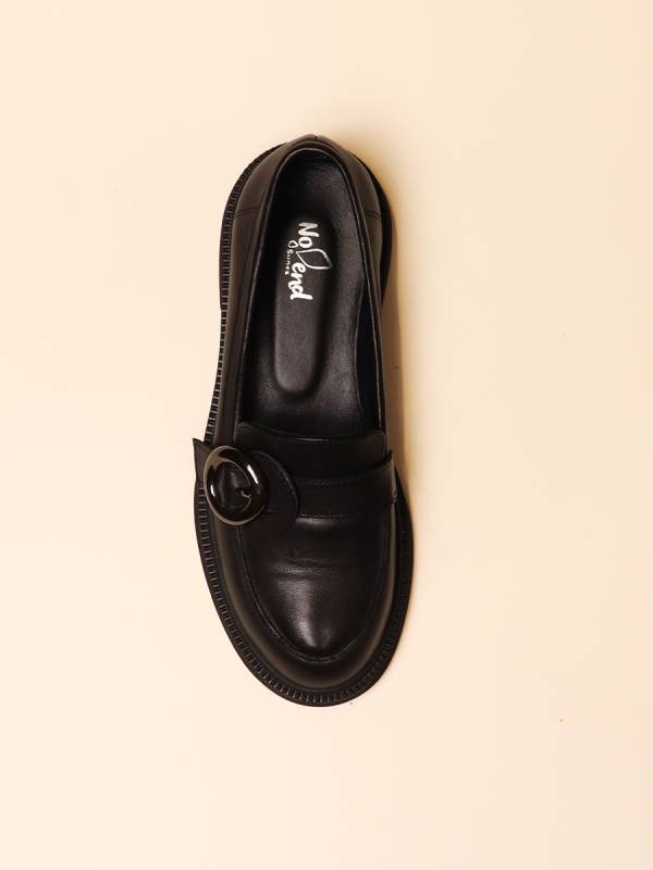 CIRCLE BUCKLE LOAFERS — 4