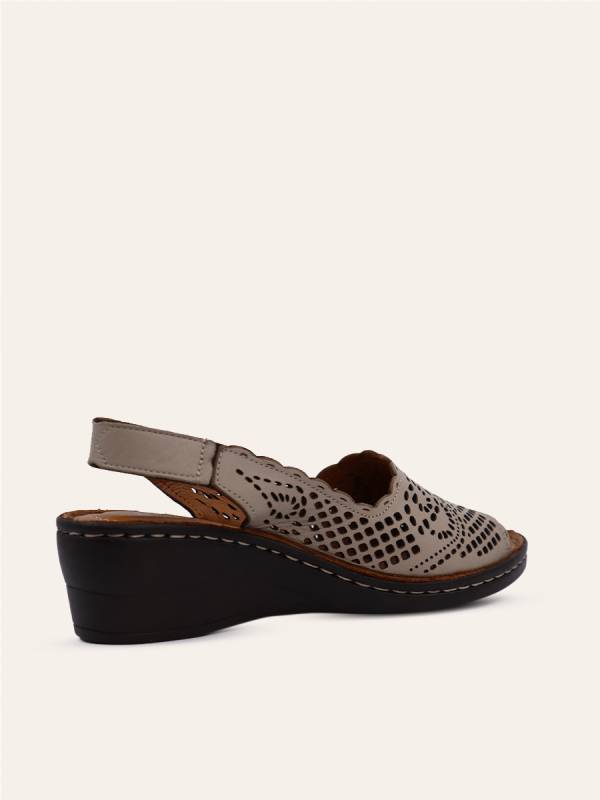 SOFT CUT WEDGE SANDALS — 4