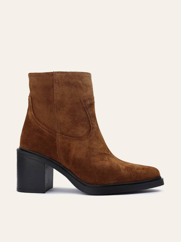 BLOCK HEEL ANKLE BOOTS
