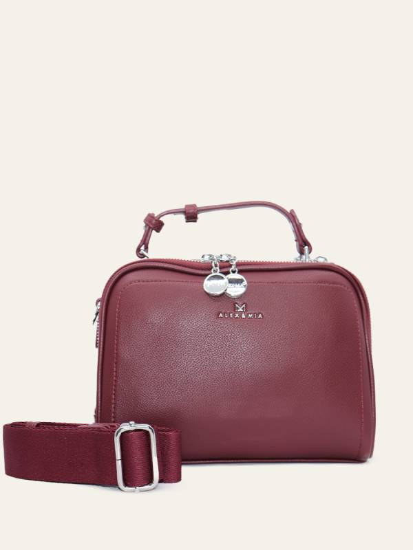 STRUCTURED TOP HANDLE BAG