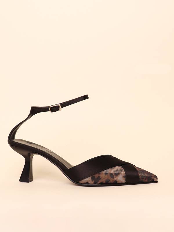 MESH CROSSOVER HEELS