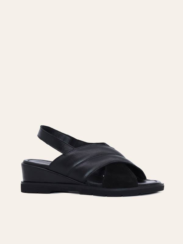 CROSS STRAP COMFORT SANDALS — 3